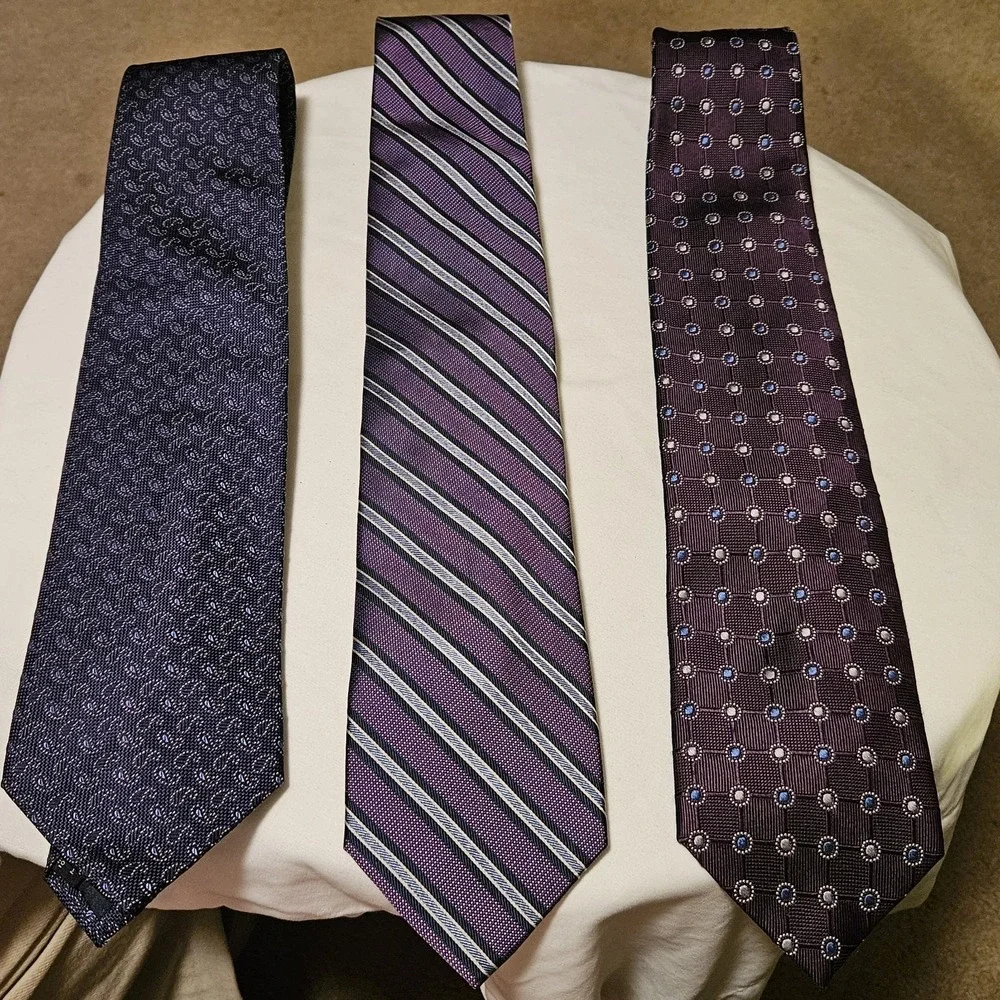 Silk ties Jos.‎ A. Banks  Purple Bundle